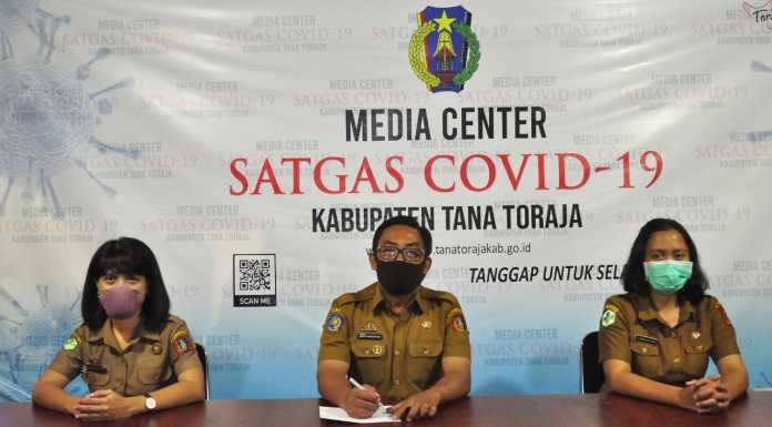 Satgas Covid-19 Tana Toraja Umumkan 3 Kasus Baru Positif dan 3 Sembuh Satgas Covid Tana Toraja