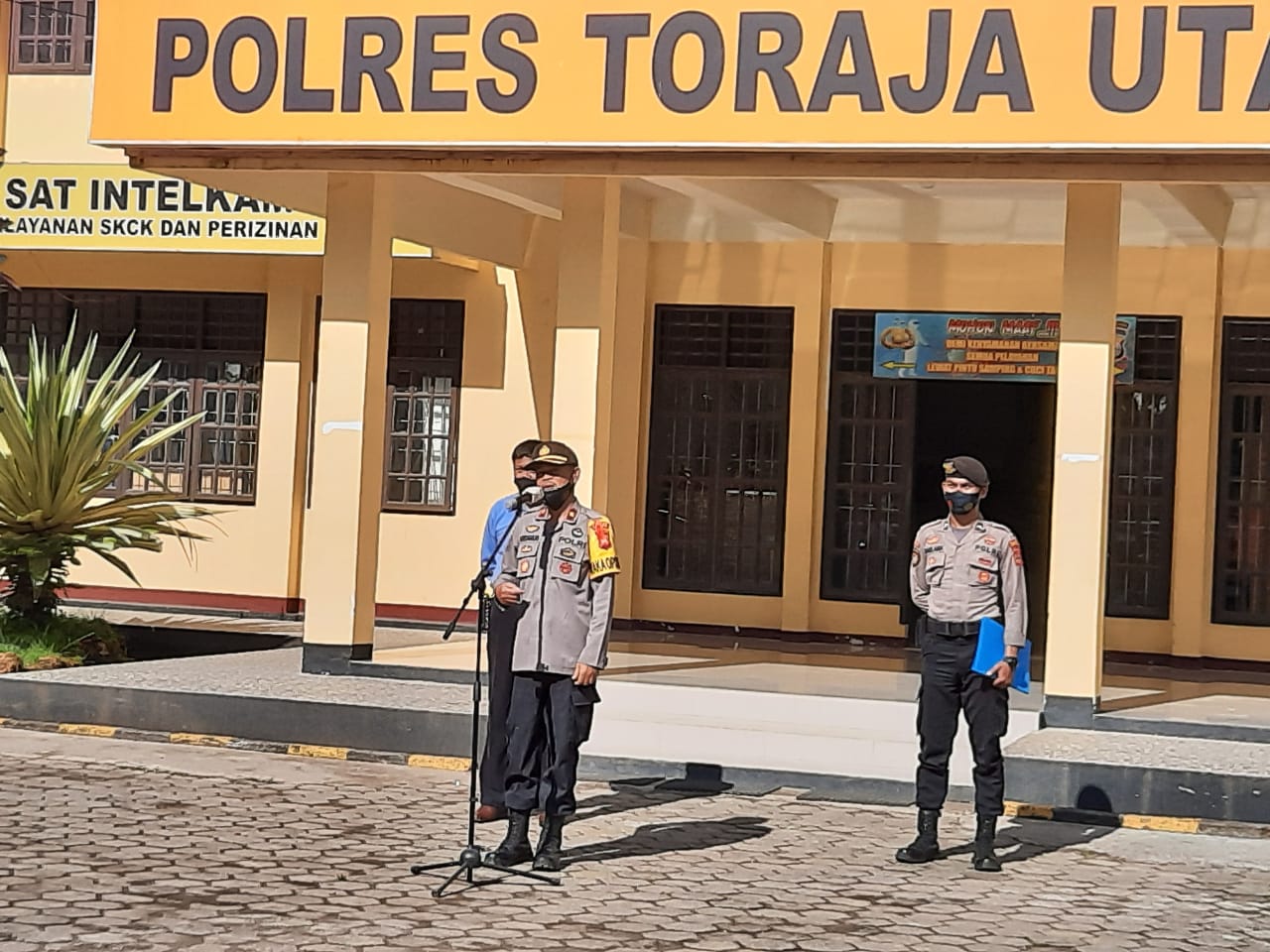 Tingkatkan Kesiapsiagaan Polres Toraja Utara Gelar Apel Ops Mantap Praja Tahun 2020
