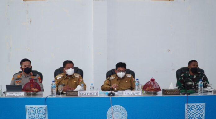 Rakor Satgas Covid-19 Bupati Torut: Jangan Ada Ego Sektoral, Utamakan Komunikasi
