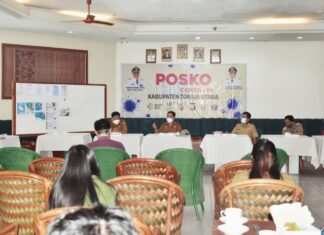 Rapat satgas Covid-19 Toraja Utara