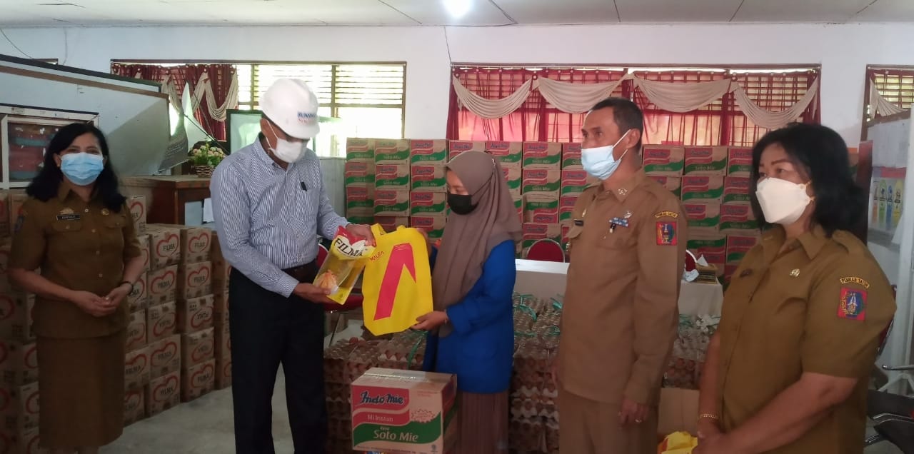 Peduli Kasih, PT Malea Hydropower Bantu Sembako Untuk 400 Warga Isoman di Tana Toraja